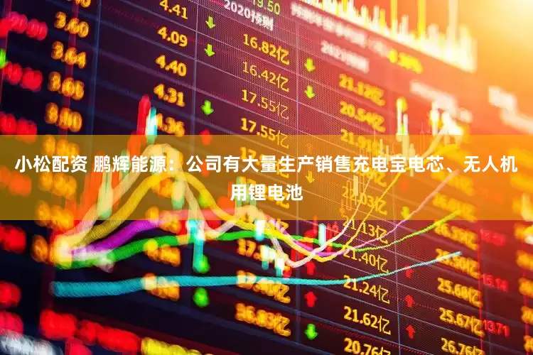 小松配资 鹏辉能源：公司有大量生产销售充电宝电芯、无人机用锂电池