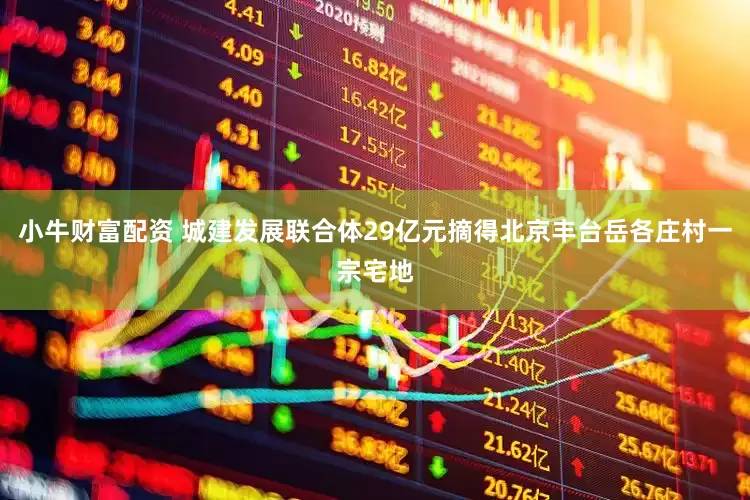 小牛财富配资 城建发展联合体29亿元摘得北京丰台岳各庄村一宗宅地