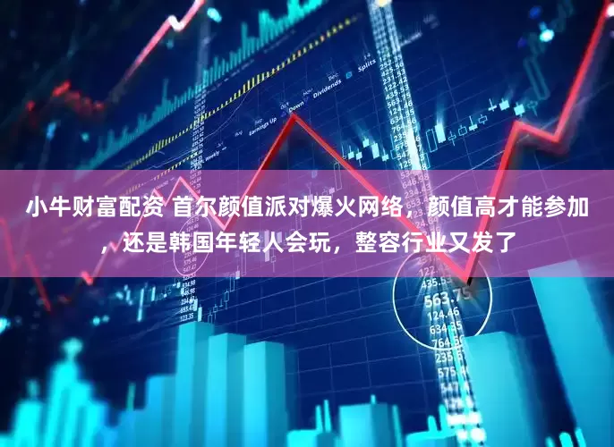 小牛财富配资 首尔颜值派对爆火网络，颜值高才能参加，还是韩国年轻人会玩，整容行业又发了