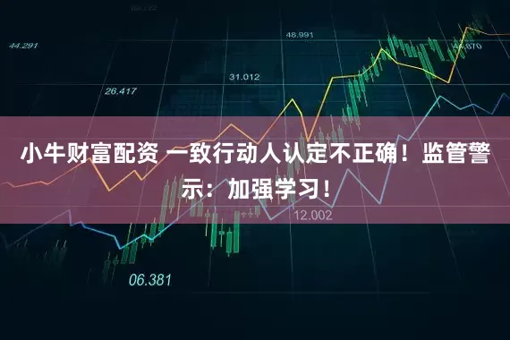 小牛财富配资 一致行动人认定不正确！监管警示：加强学习！